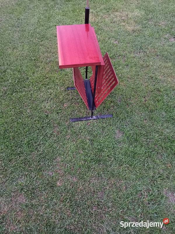ORGINALNA lampa z PRL ze stolikiem miejscem na Andrespol