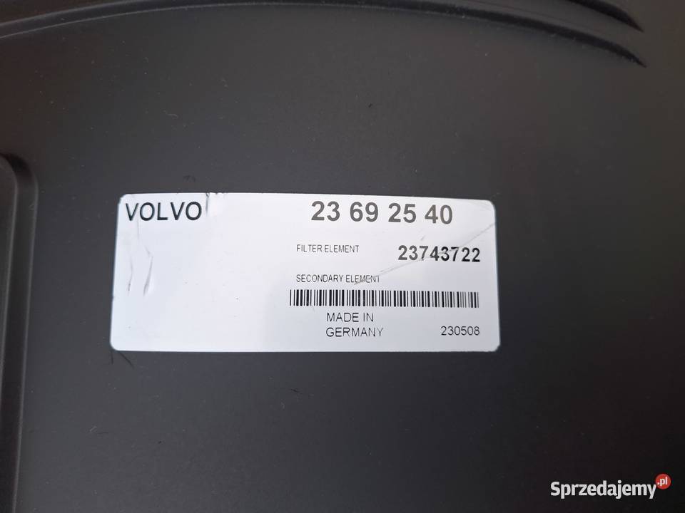 VOLVO FH5 OBUDOWA FILTRA POWIETRZA 23692540 lubuskie