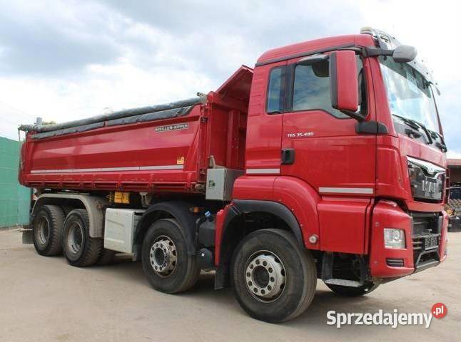 Wywrotka 8x4 bordmatic Eur 6 Man mazowieckie Warszawa