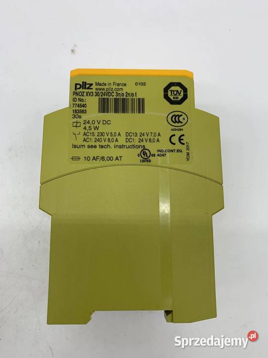 Pilz PNOZ XV3 3024VDC 3no 2no t 774540 Pozostałe Warszawa