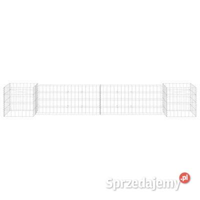 vidaXL Donica gabionowa w kształcie H drut Donice Warszawa