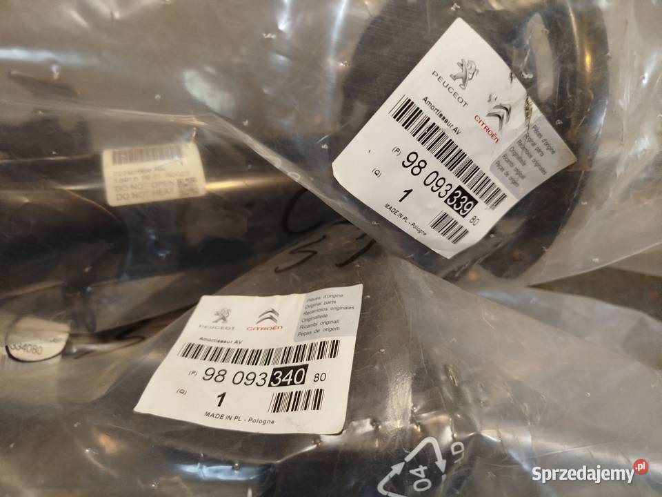 Amortyzatory przód DS3 Peugeot 207 12THP Amortyzatory łódzkie Łódź sprzedam