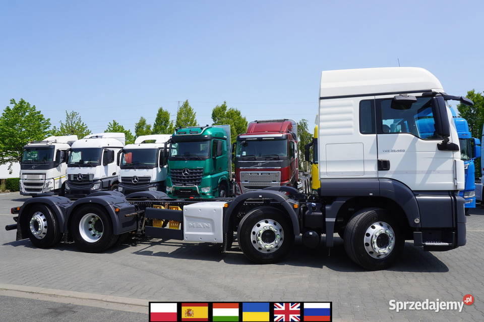 MAN TGS 35420 82 Rama 64 m 3 osie skrętne241410 diesel Kraków