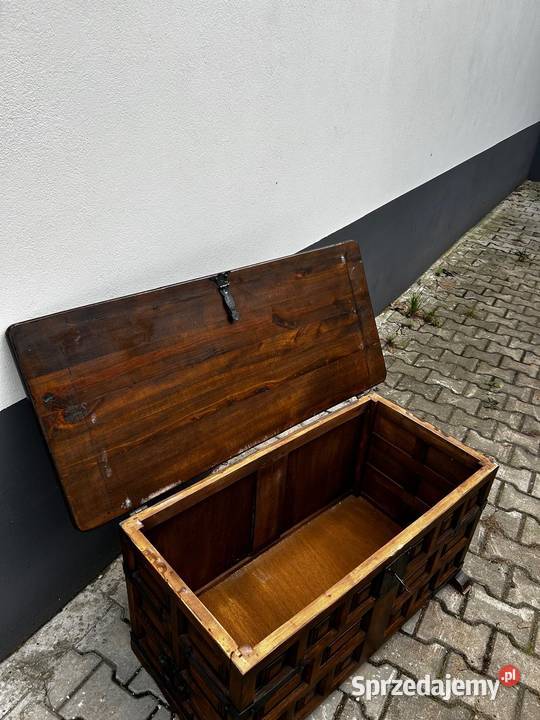 Okazja Stylowa drewniana skrzynia Bielsko-Biała sprzedam