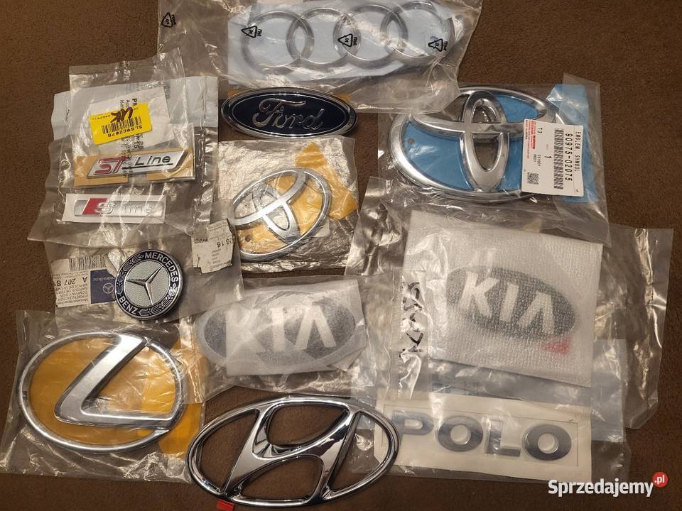 Toyota IQ logo Nowe Oryginał 90902075 Zderzaki