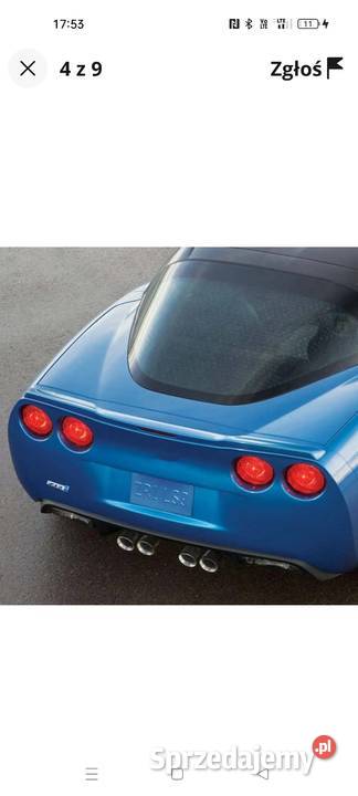Spoiler przedni progi profilowane Corvette C6 podkarpackie Rzeszów