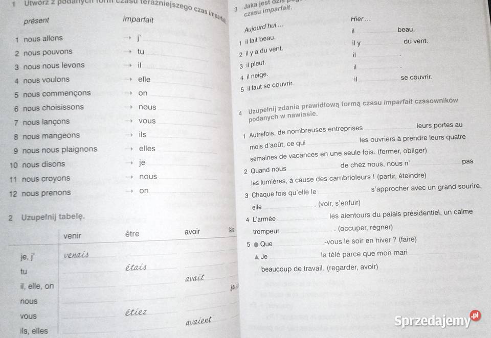 Ćwiczenia języka francuskiego Michelle Cahuzac Chełm