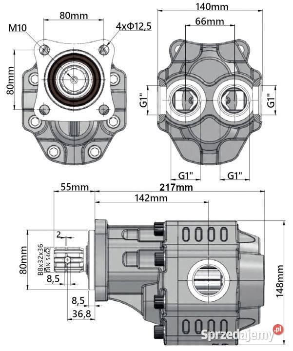 Solidna Pompa Zębata 503 97LMIN AUTO LAWETY 2627 dostawcze Solec Kujawski