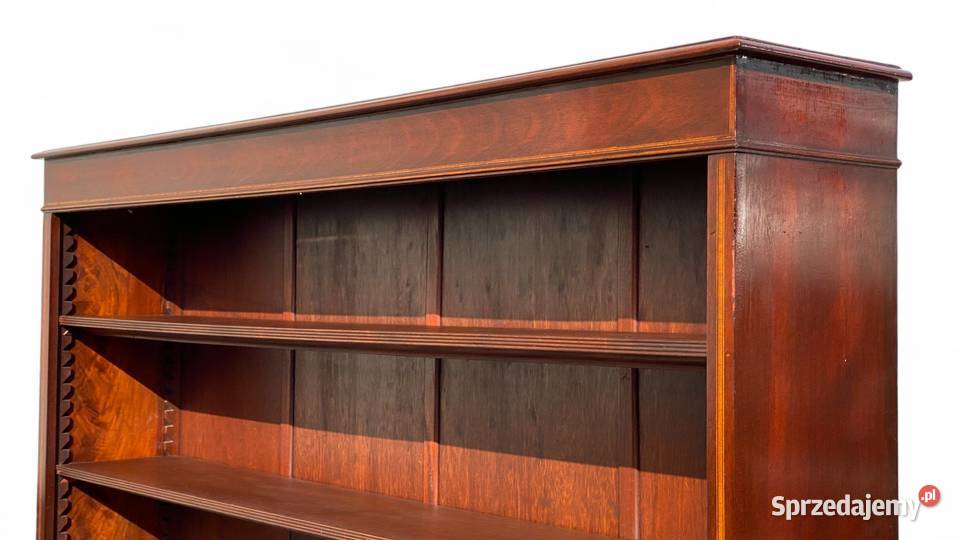 Stylowy intarsjowany regał orzech zachodniopomorskie Gryfice