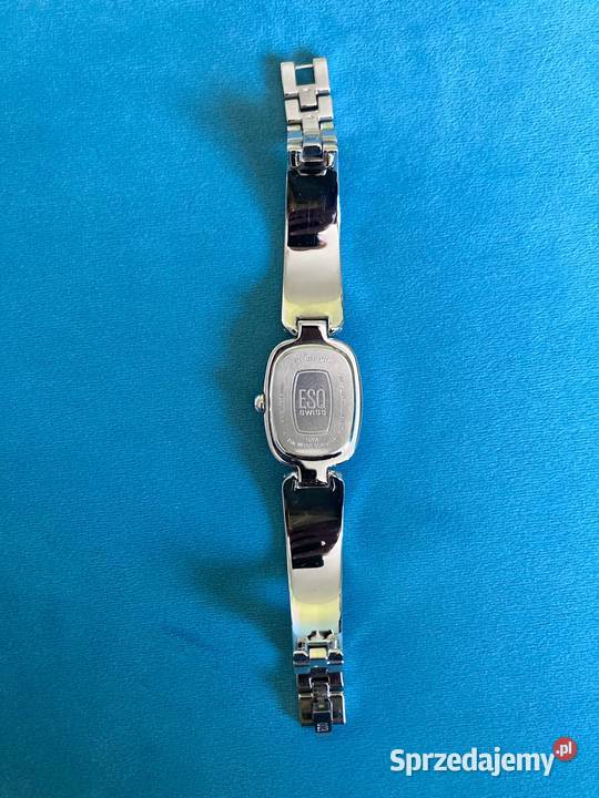 Luksusowy damski srebrny zegarek diamenty podkarpackie Nisko sprzedam