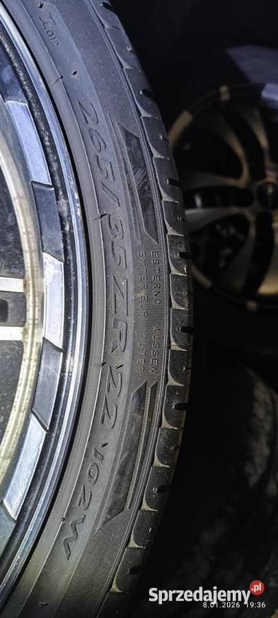 Alufelgi koła 22 26535 ZR22 pirelli LEAGUE Samociążek sprzedam