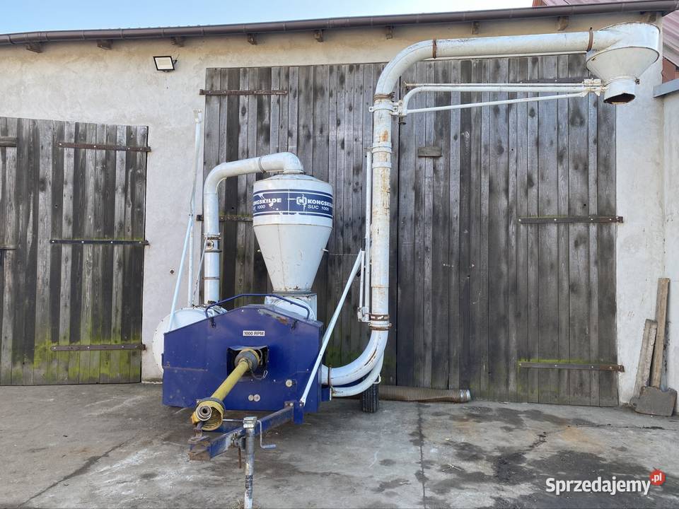 Dmuchawa ssąco tłocząca Kongskilde SUĆ 1000 Krzewata