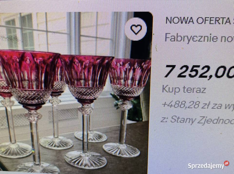 kieliszki do wina Francja Warszawa