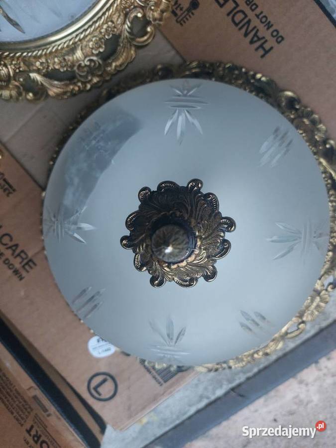 Plafon sufitowy ze szkłem frezowanymi Białystok