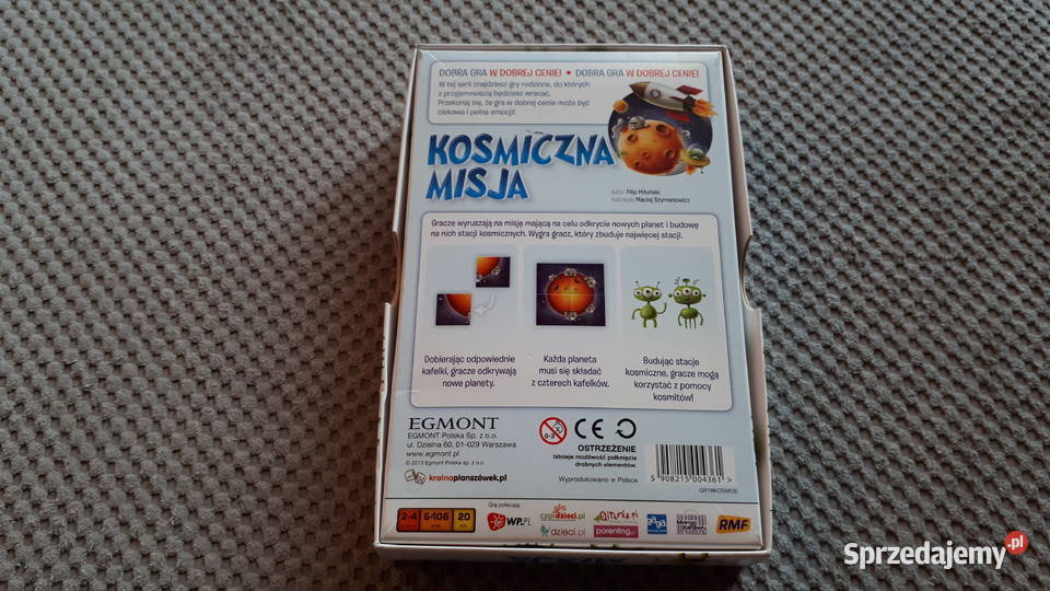 gra Kosmiczna misja 6 lat+
