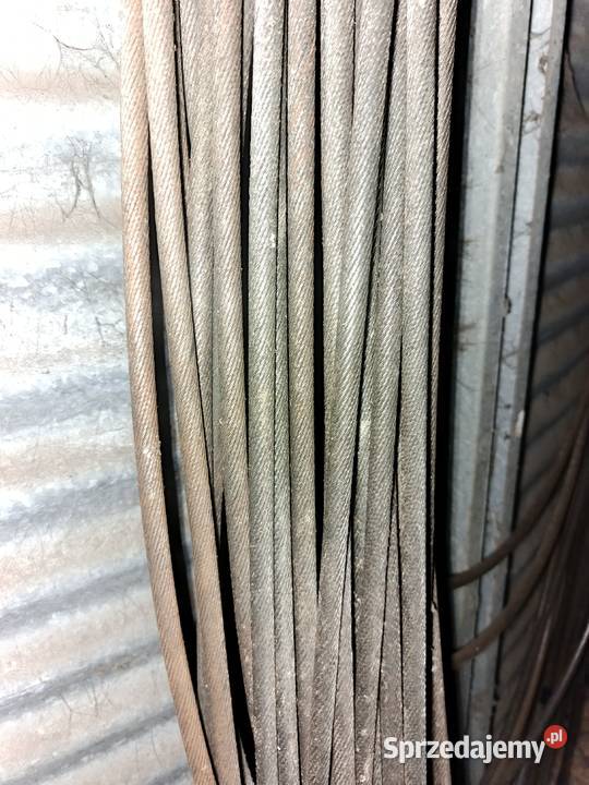 Lina stalowa 12mm 90metrów Żaków sprzedam