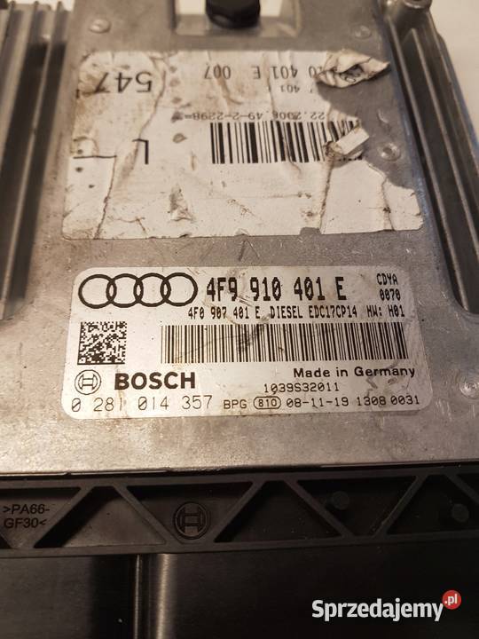 STEROWNIK SILNIKA AUDI A6 C6 30 TDI 4F9910401E Przystajń