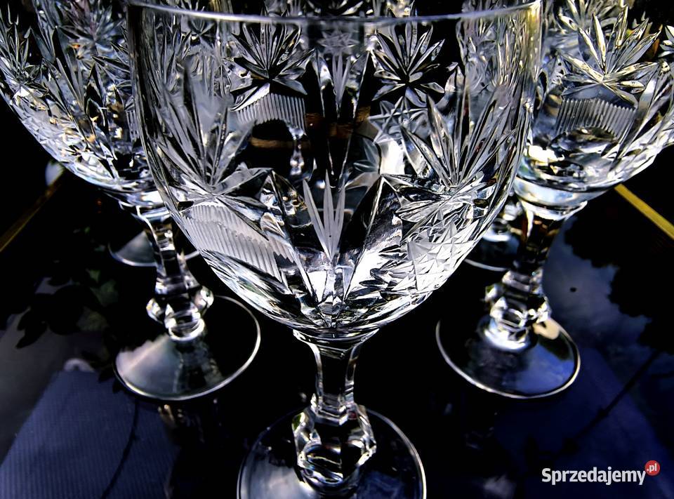 Kieliszki kryształowe do likieru Klenica