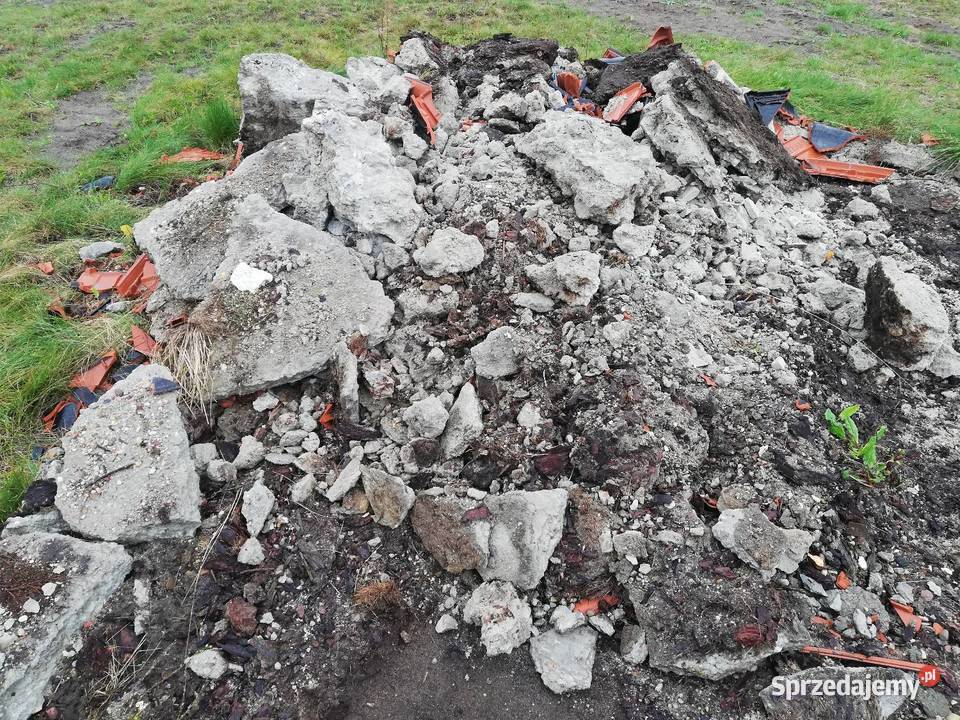 Oddam czysty gruz dachówka cermiczna i beton Iłowa
