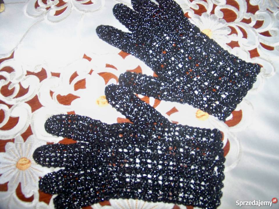 Rękawiczki rękodzieło na szydełku sprzedam