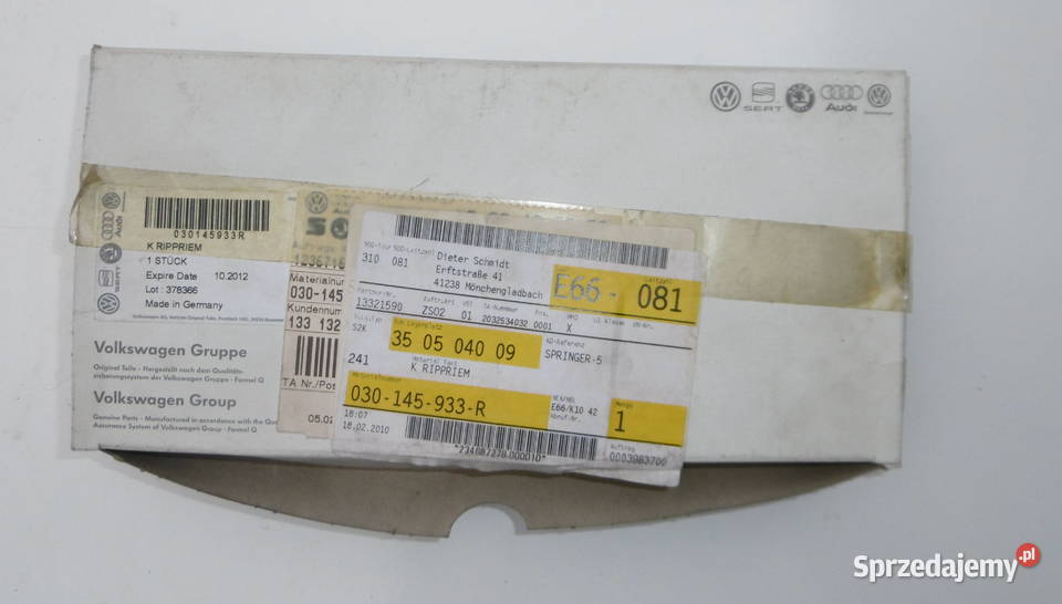 Vw Seat Skoda Audi Pasek 030145933r Tychy