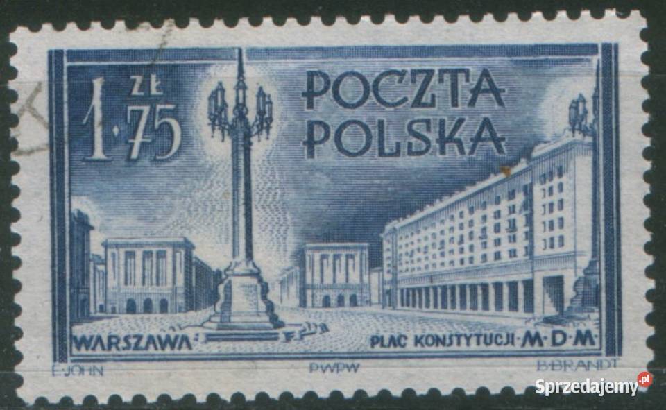 Zn Fi 687 kas 1953 Filatelistyka Gliwice