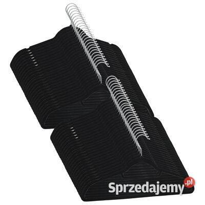 vidaXL 50 wieszaków na ubrania antypoślizgowe Wieszaki