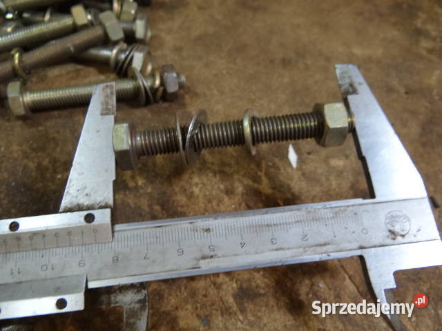 śruby ESKA 10 mm 10 sztuk org DDR Żary sprzedam
