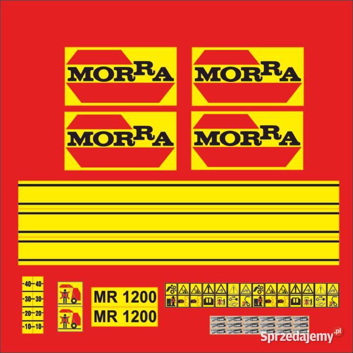 Naklejki Prasa MORRA 1200 MOCNE LAMINAT UV Pleszew