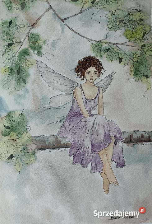 Akwarela Akwarelka Obraz pt Pomiędzy Malarstwo Warszawa