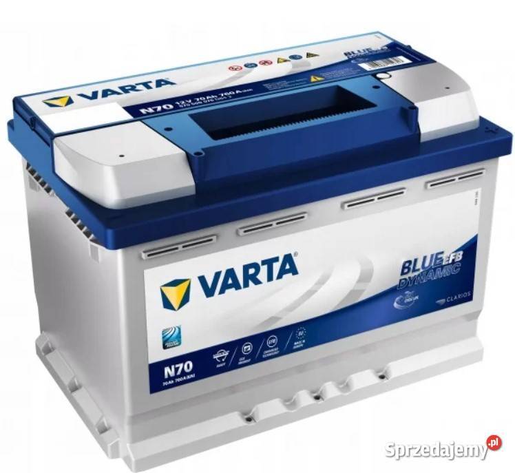 Akumulator Varta Blue Dynamic EFB STARTSTOP 70Ah Akumulatory Lubin