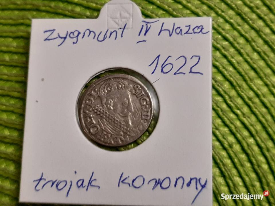 moneta srebrna Zygmunta III Wazy z 1622r Łomża