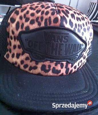 Vans leopard czapka cap w panterkę Nakrycia głowy Konopnica sprzedam