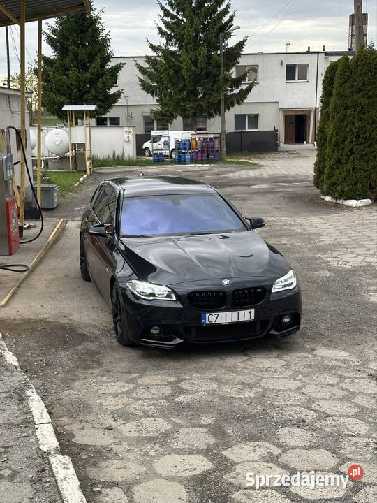 BMW 520d f11 LCI M pakiet f10 carbonschwarz nieuszkodzony Nakło nad Notecią sprzedam