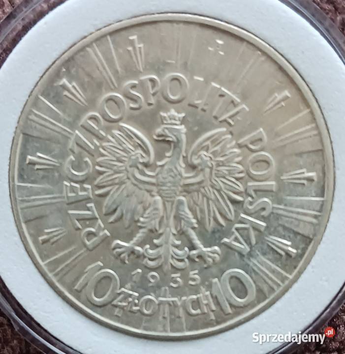 10 J Piłsudski 1935 r 6 mennicze Konin