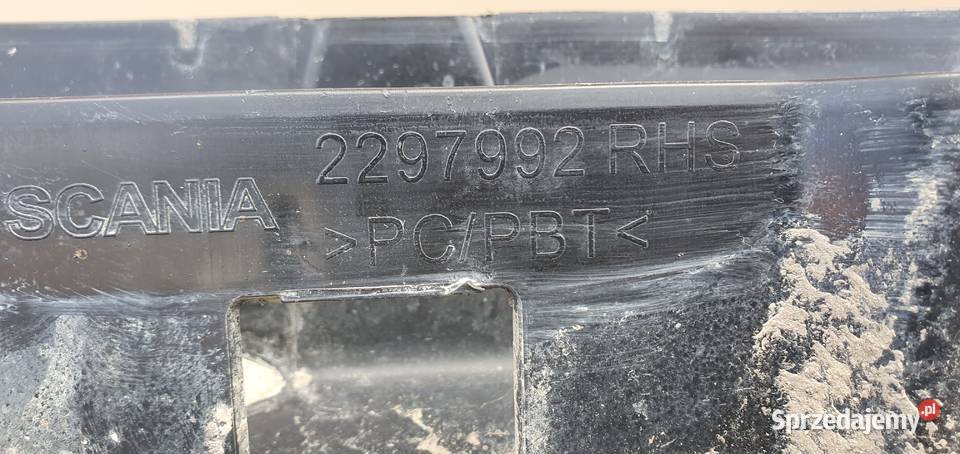 SCANIA R S LISTWA BŁOTNIK NADKOLE MASKOWNICA Karoseria lubuskie Bieleń