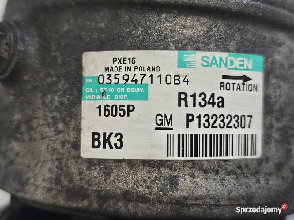 ASTRA INSIGNIA 20 CDTI A20DTH 160 sprężarka