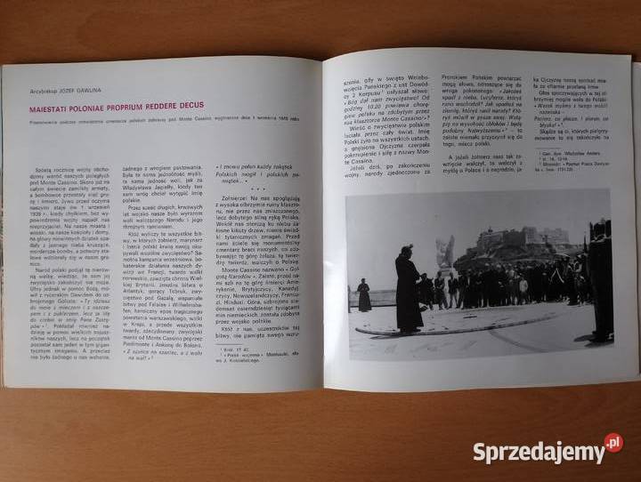 KSIĄŻKA Przechodniu powiedz Polsce bitwa o Monte Rok wydania 1984 Złotniki