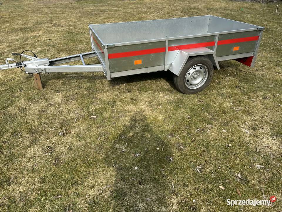przyczepka samochodowa sprawna chamowana