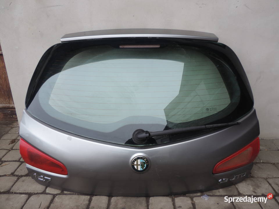 ALFA ROMEO 147 FL KLAPA BAGAŻNIKA Rok produkcji 2006
