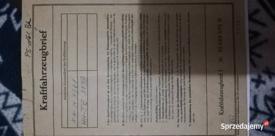 1967 Ford taunus 15v4 zamiana Templewo