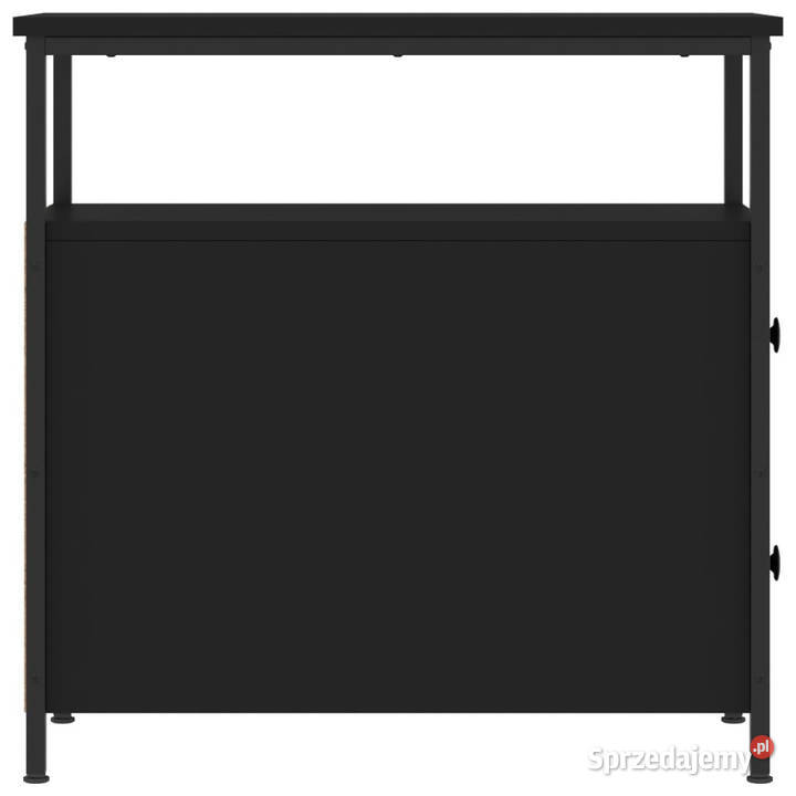 Szafka nocna czarna 30x60x60 materiał