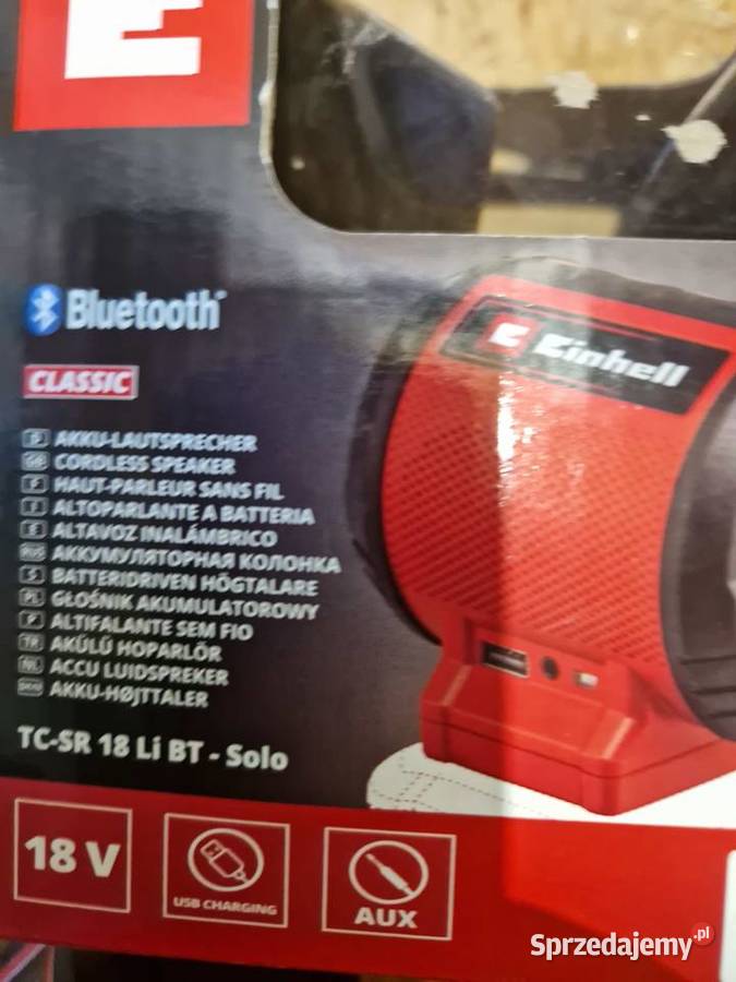 Parlante Altavoz inalámbrico Bluetooth Einhell TC-SR 18 Li BT