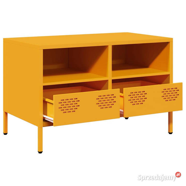 Szafka RTV musztardowa 68x39x435 stal walcowana mazowieckie Warszawa