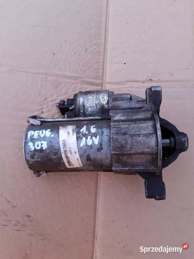 Peugeot 307 16 16V Rozrusznik Valeo D6G3 osobowe Mińsk Mazowiecki