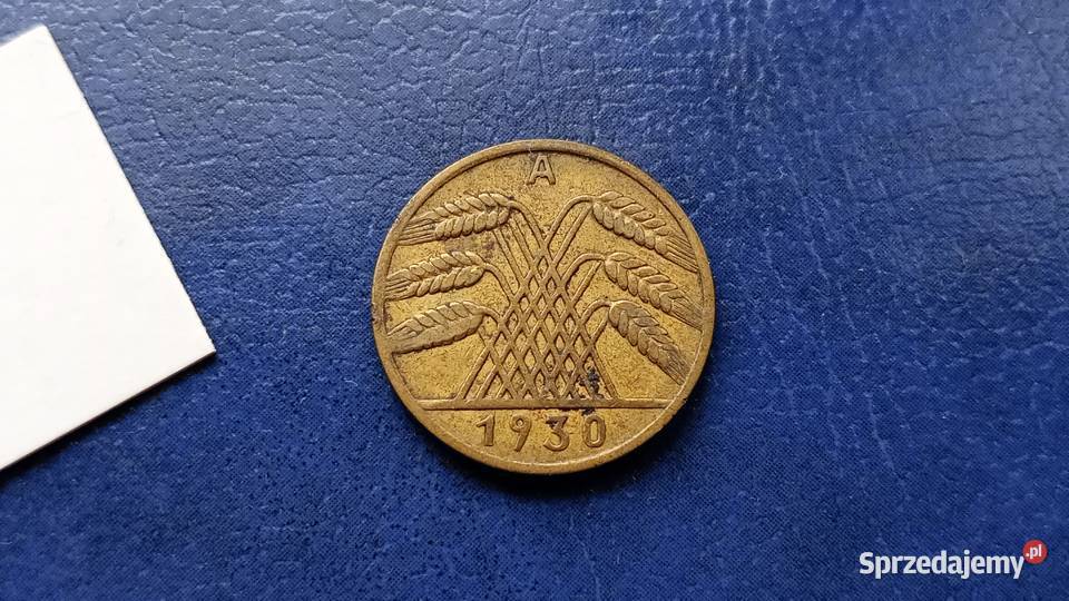 Stare monety 10 pfennig 1930 A NIemcy Antyki, Sztuka, Kolekcje Lesko