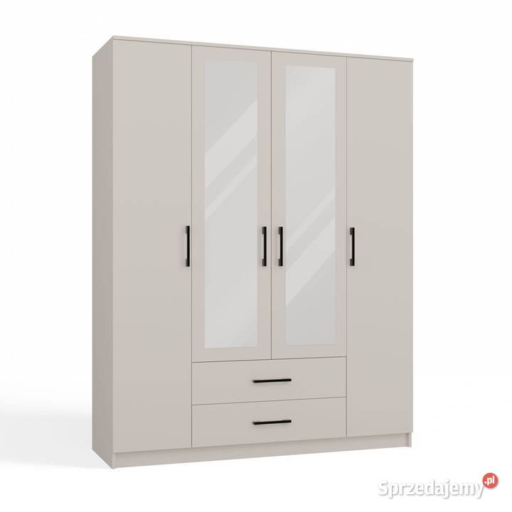 Szafa Romana 160 X 205 LUSTRO KASZMIR BEŻ