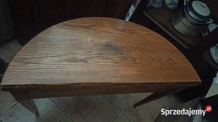 Antyk Konsola Stolik Składany Blat owalny pomorskie Gdańsk sprzedam