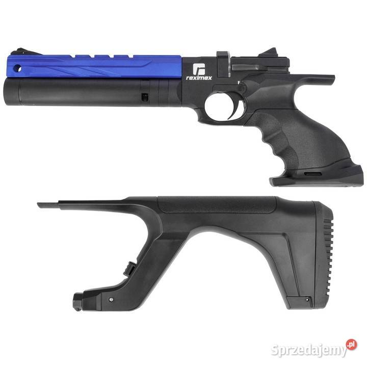 Pistolet wiatrówka PCP Reximex RP Blue 45 mm z mazowieckie Warszawa