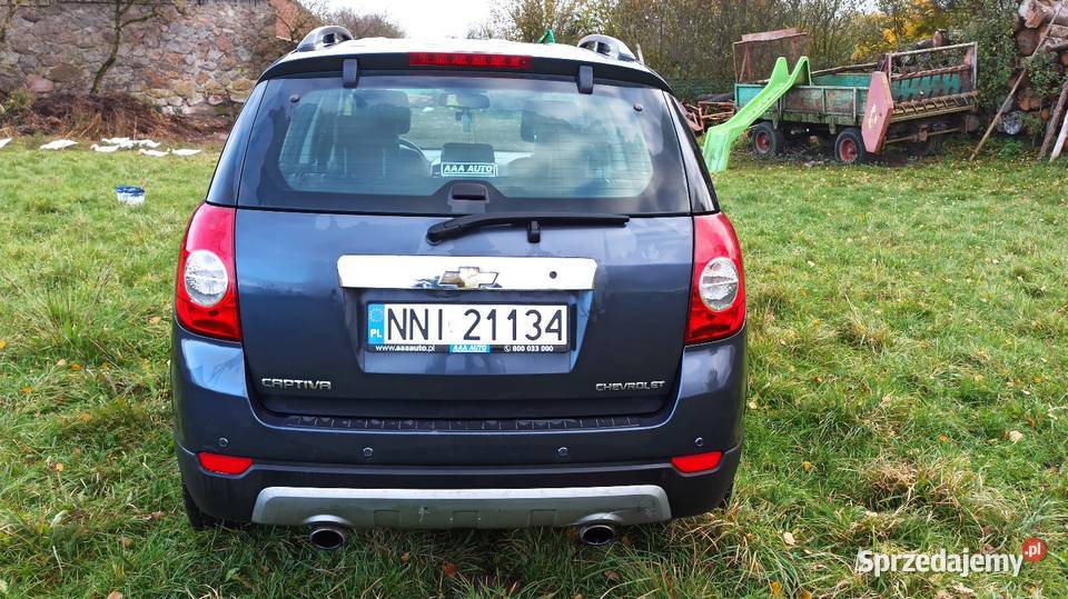 Chevrolet Captiva 2007 4x4 kurtyny powietrzne Nidzica
